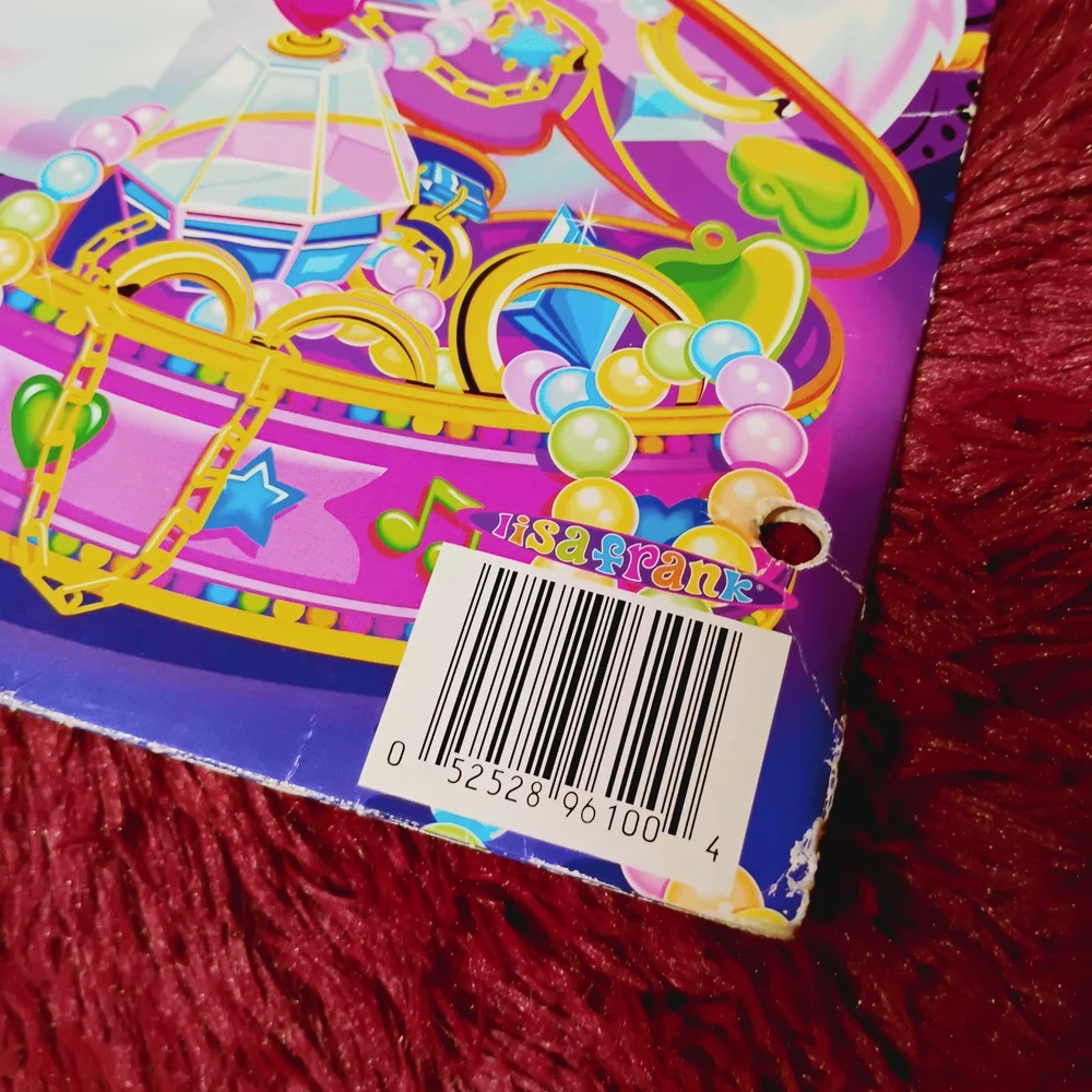 Vintage Lisa Frank Purrrscilla the White Cat Folder, 2002 Rare Collectible